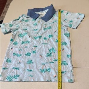 OshKosh B'gosh Green and Cream Polo Shirt size 8
#121/13tt